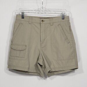Columbia  Khaki Rip Stop Chino Hiking Shorts  Women's Sized 8